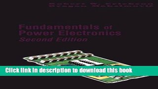 [Popular] Fundamentals of Power Electronics Paperback Online