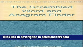 [Popular Books] The Scrambled Word and Anagram Finder Free Online