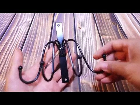 Marrywindix Black Metal 4 Hook Wall Mounted Hanger for Hanging Handbag, Coat Rack Review