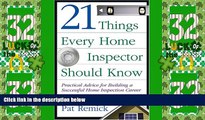 Big Deals  21 Things Every Home Inspector Should Know  Free Full Read Most Wanted