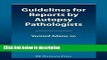 Download Guidelines for Reports by Autopsy Pathologists Book Online