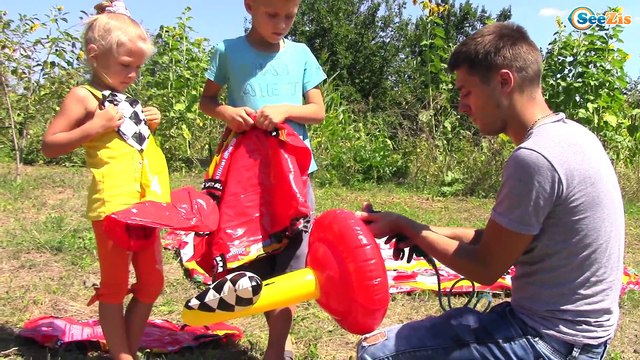БАССЕЙН ТАЧКИ МОЛНИЯ МАКВИН Игры в Бассейне - Ярослава и Игорек Видео для детей - McQueen Pool