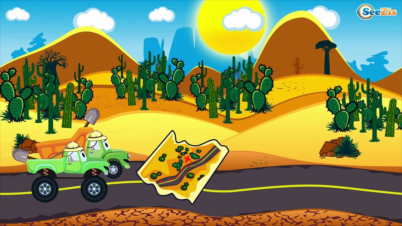 Bajki dla dzieci po polsku - Samochodziki | Koparka | Ciężarówka | Wyścigówka | Samochód pożarniczy