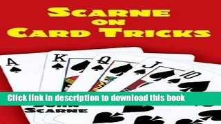 [Popular] Scarne on Card Tricks Hardcover Online