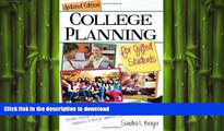 FAVORITE BOOK  College Planning for Gifted Students: Choosing and Getting into the Right College