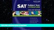 FAVORITE BOOK  Kaplan SAT Subject Test: Literature, 2008-2009 Edition (Kaplan SAT Subject Tests: