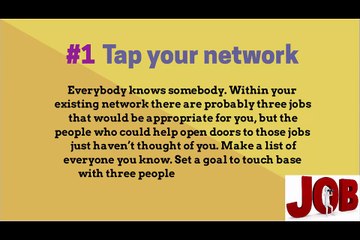 6 Tips for finding a Job