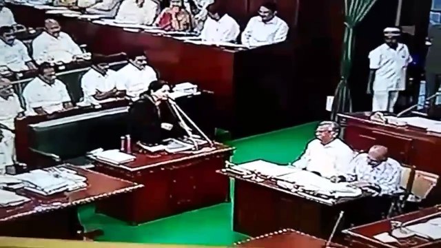 Jayalalitha's Wonderful English Reply To DMK In Tamil Nadu Assembly-Trendviralvideos