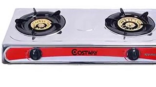 Best Safstar Portable Propane Gas Stove Stainless Steel Double Burner Kit Review