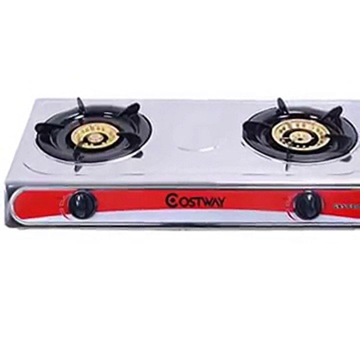 Best Safstar Portable Propane Gas Stove Stainless Steel Double Burner Kit Review