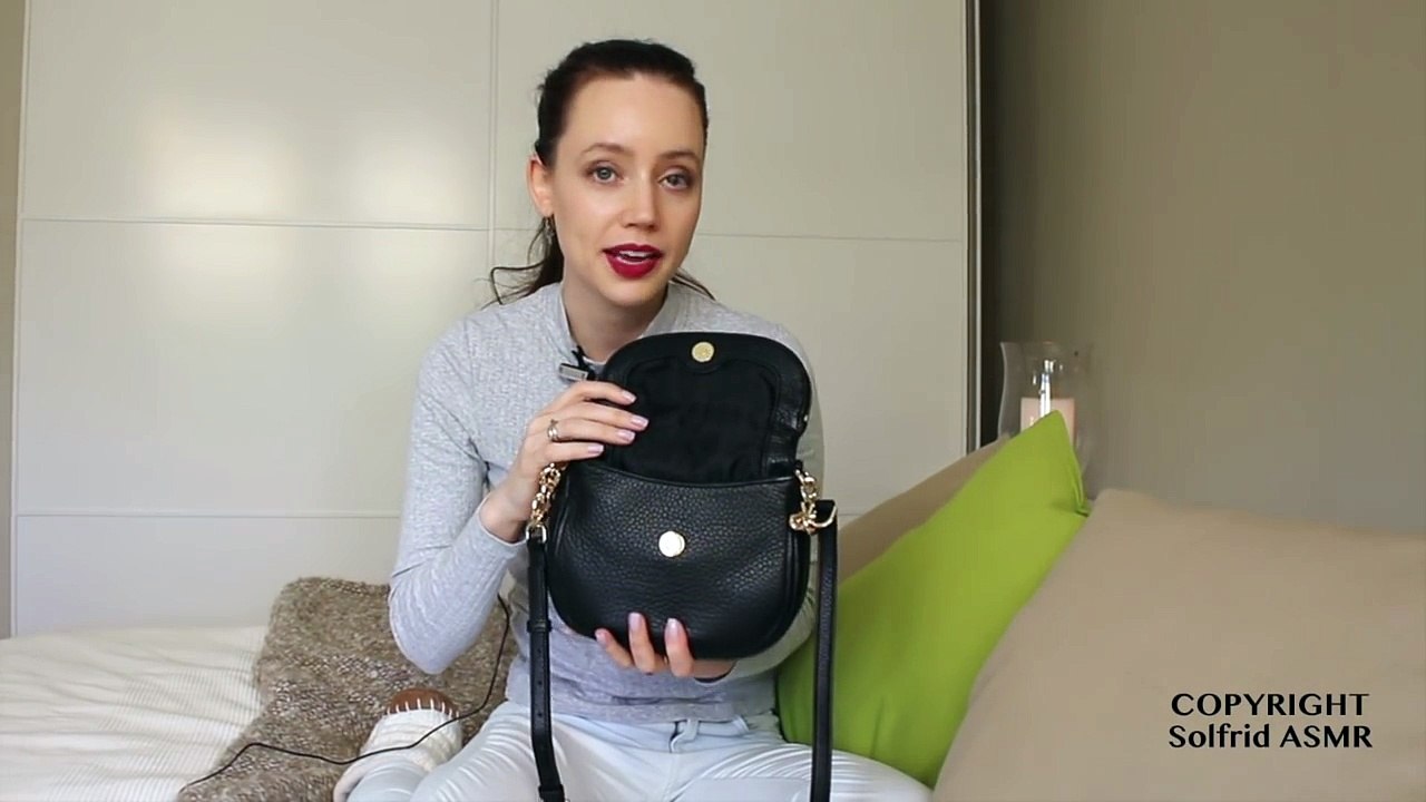 ASMR Whisper Whats In My Bag ❤︎ Michael Kors Bedford Crossbody