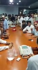 People Protesting at Bahria Town Karachi Office