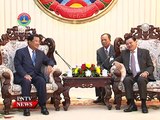 Lao NEWS on LNTV: Laos & Cambodia will push to ease cross-border travel.8/9/2016