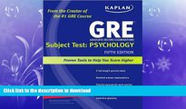 FAVORITE BOOK  Kaplan GRE Subject Test (text only) Original edition by Kaplan  BOOK ONLINE