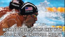 Michael Phelps Wins 22nd Career Gold Medal - YouTube