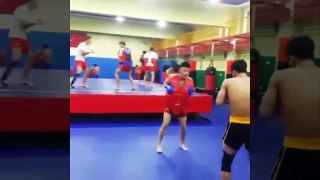 South Korea Sanda National team in China training hard in Beijing - Wushu Sanda
