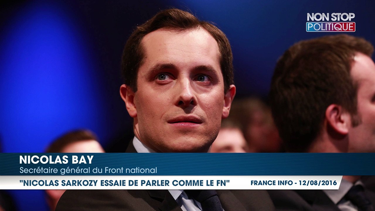 Pour Nicolas Bay, Nicolas Sarkozy "essaie de parler comme le FN" mais "gouverne comme la gauche"