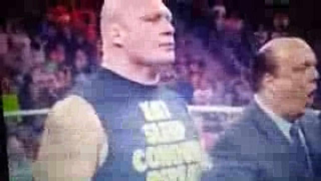 Wwe Raw 04 07 2016 wow Goldberg return 2016 only for attack brock lesnar Real Match