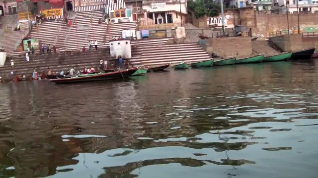 Sunrise over the Ganges River, Varanasi, India.
