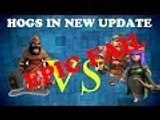 Clash of Clans - HOG RAIDING WITH NEW UPDATE EPIC FAIL