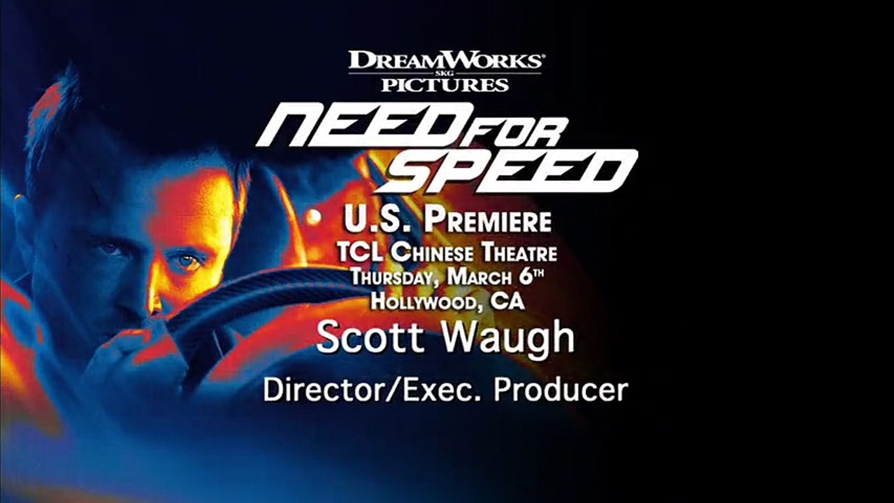 Need For Speed - Interview Scott Waugh (2) VO