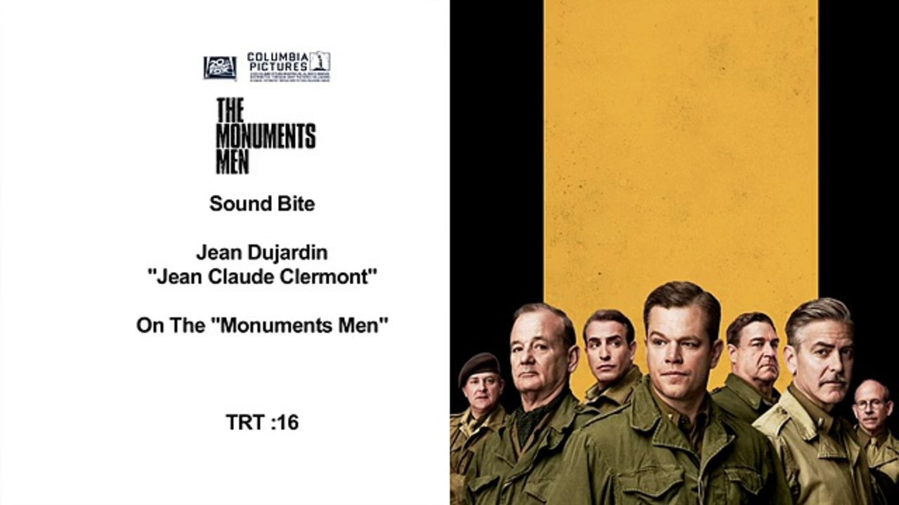 Monuments Men - Interview Jean Dujardin VO