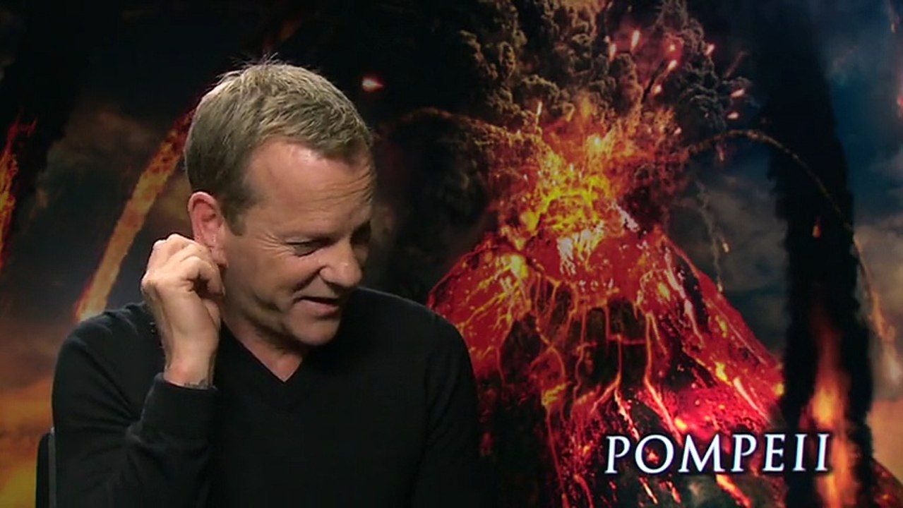Pompéi - Interview Kiefer Sutherland VO