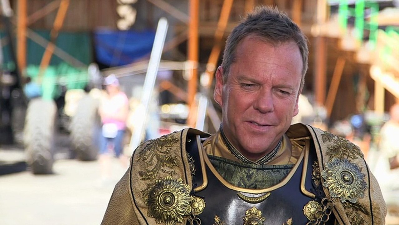 Pompéi - Interview Kiefer Sutherland (2) VO