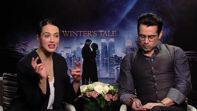 Un Amour d'Hiver - Interview Colin Farrell et Jessica Brown Findlay VO