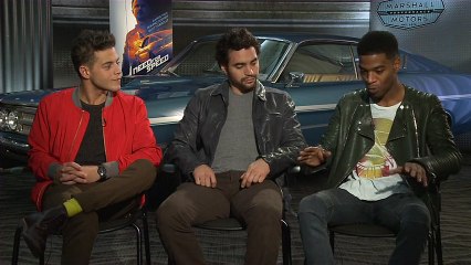 Need For Speed - Interview Kid Cudi & Ramon Rodriguez & Rami Malek (2) VO