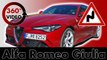 360° Drive Alfa Romeo Giulia QV on Mountain Road in Italy Test VR Driving 360 degrees