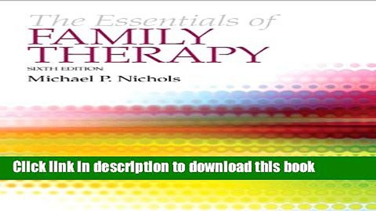 [PDF] The Essentials of Family Therapy (6th Edition) Download Online