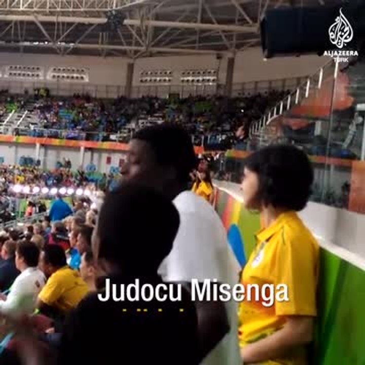 Kongolu çocukların olimpiyat sevinci