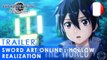 Sword Art Online׃ Hollow Realization - PS4⁄PS Vita - Save the world (French Trailer)