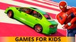 REAL CARS for Kids in Spiderman Cartoon Honda Collection w Children Nursery Rhymes Songs
