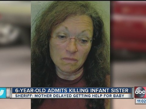 PCSO: Boy, 6, admits beating his infant sister to death, mother arrested