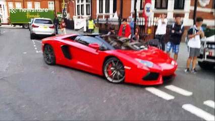 Supercar gets a parking ticket