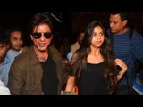 Shahrukh Khan Spotted With Daughter Suhana Khan At The Airport