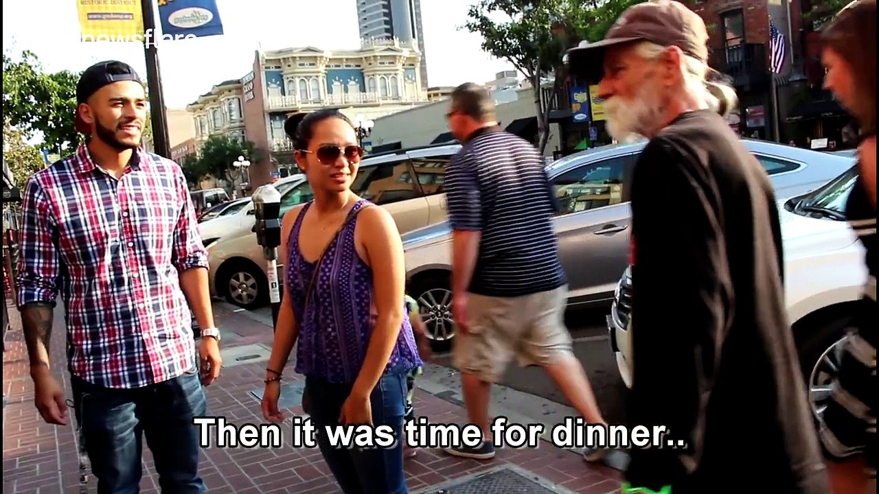 YouTubers buy hotel room and meals for 62-year-old homeless man