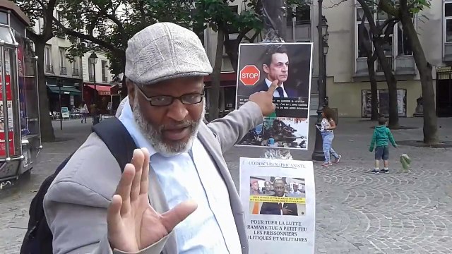 GEORGES M'PASSY LE RÉSISTANT COMBATTANT DE FORCE ATTAQUE NICOLAS SARKOZY 666 DE MERDE SUR L'HISTOIRE