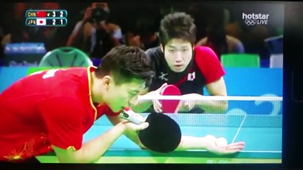 Epic TT Point - Ma Long vs Jun Mizutani - Rio Olympics 2016 Semifinals