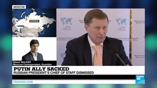 Putin ally sacked: Russian president's chief of staff dismissed