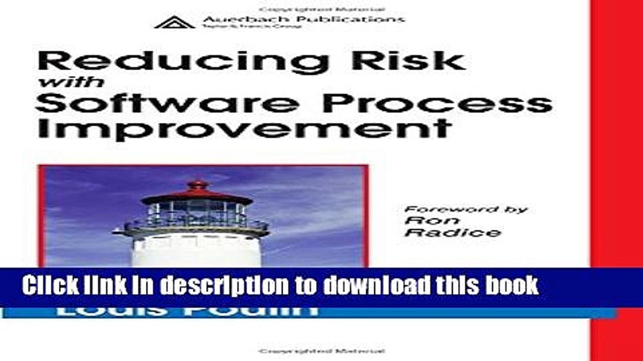 [Download] Reducing Risk with Software Process Improvement Kindle Online