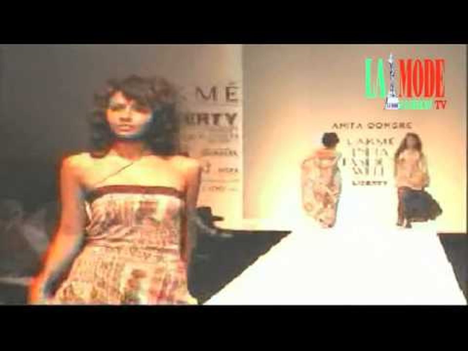 Part 4 Short skirts Anita Dongre's show from archives of La Mode Fashion Tube