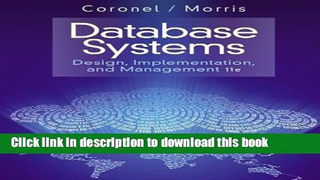 [Download] Database Systems: Design, Implementation, Management Kindle Free