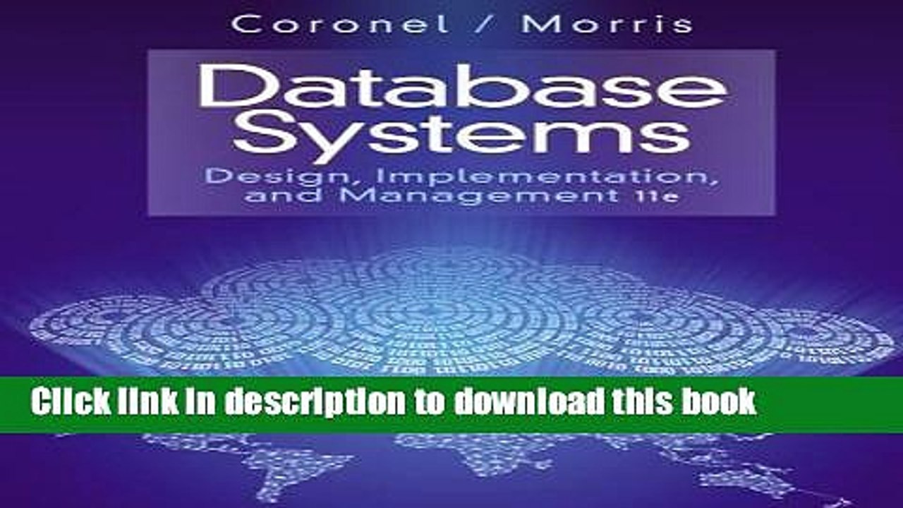[Download] Database Systems: Design, Implementation,   Management Kindle Free