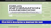 [PDF] Drug Information Handbook (Lexicomp s Drug Reference Handbooks) Free Online