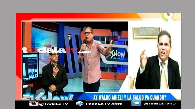 Waldo Ariel Suero llama al Show Del Mediodía para Aclarar la Situación de los Médicos-Video