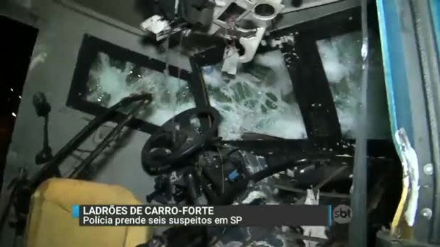 Polícia prende seis suspeitos de explodir carro-forte em São Paulo