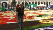 Le tapis de fleurs fête l'amitié belgo-japonaise